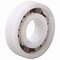 Plastic ball bearing Single row Open POM White Material balls: Glass Cage: PA